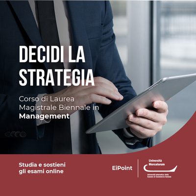 Laurea Magistrale Biennale in Management Laurea Magistrale Biennale in Management