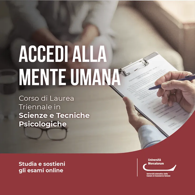 Laurea Triennale in Scienze e Tecniche Psicologiche Laurea Triennale in Scienze e Tecniche Psicologiche