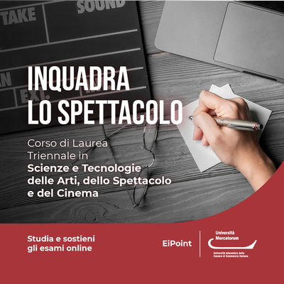 Laurea Triennale in Scienze e Tecnologie Delle Arti, Dello Spettacolo e Del Cinema Laurea Triennale in Scienze e Tecnologie Delle Arti, Dello Spettacolo e Del Cinema