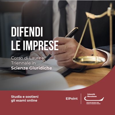 Laurea Triennale in Scienze Giuridiche Laurea Triennale in Scienze Giuridiche